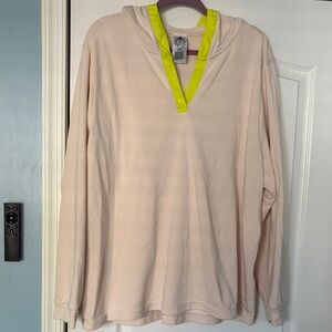 Adidas Cream and Yellow Hoodie